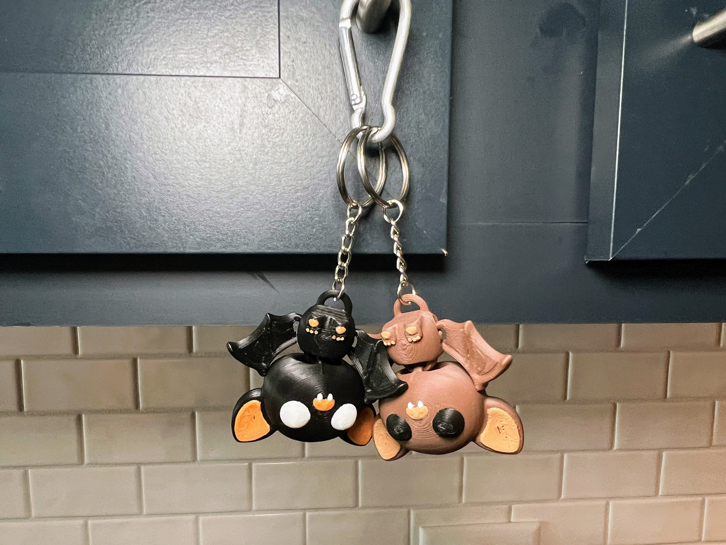 Articulated Bat Keychain: 3D Printed Fidget Toy