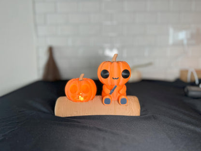 Glowing Jack O' Lantern Pumpkin Patch Pal: Spooky Fall Decor