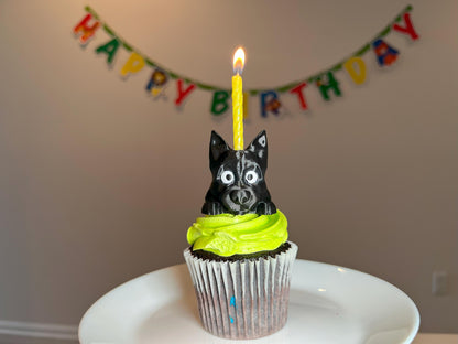 Cairn Terrier Dog Cake Topper: 3D Printed Party Decor