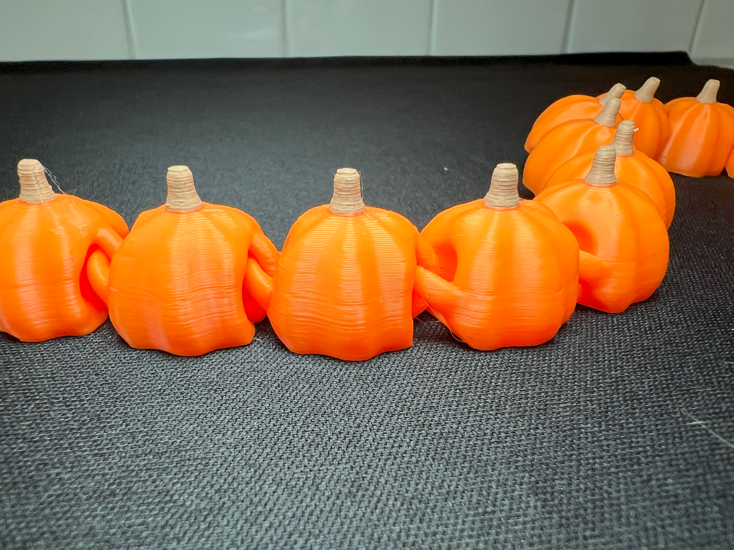 Flexible Pumpkin Snake | Unique Halloween Decoration & Glow Toy