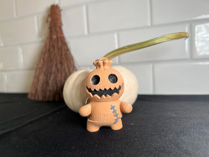3D Printed Burlap Sack Buddy - Voodoo Doll Key Chain
