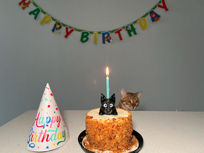 Cairn Terrier Dog Cake Topper: 3D Printed Party Decor