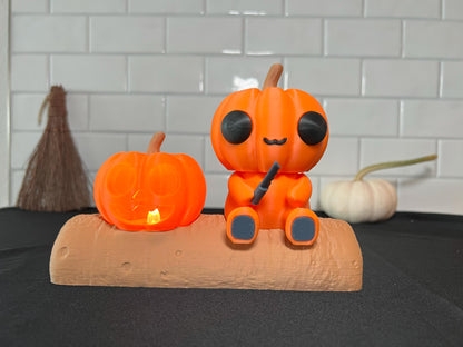 Glowing Jack O' Lantern Pumpkin Patch Pal: Spooky Fall Decor