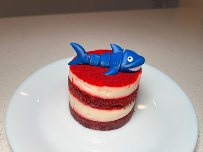 Set of 6 Sea Animal Toy Cupcake Toppers - Personalize Your Colors & Critters!