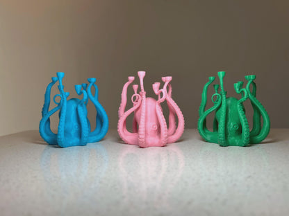 3D Printed Octopus Cake Topper: Ocean Theme Birthday Party Decoration
