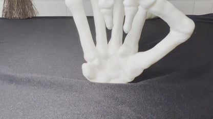 Rock and Roll Skeleton Hand | Spooky Halloween Gift & Gothic Decor
