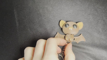 Articulated Bat Keychain: 3D Printed Fidget Toy