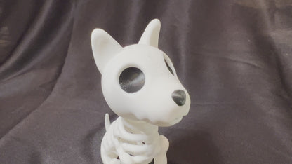 Spooky Dog Skeleton Halloween Decoration - Creepy Cute Canine Figurine